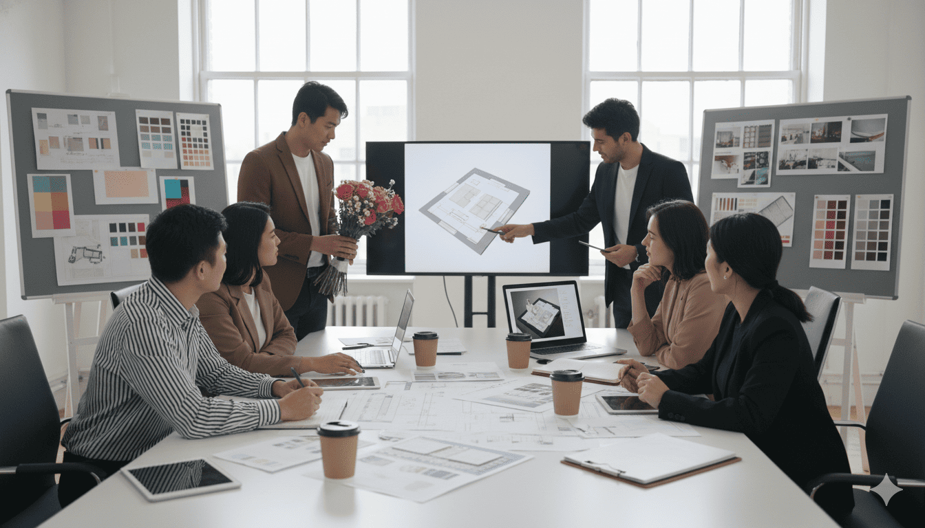 Pedicuresspedicu team planning an event